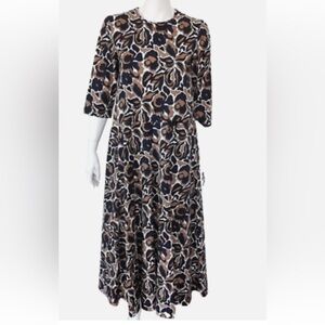 S’ Max Mara - Elegant Floral Long Sleeve Dress